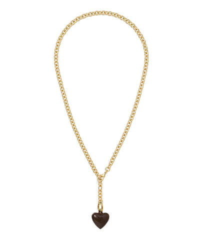 The Mini Puffy Heart Charm Necklace