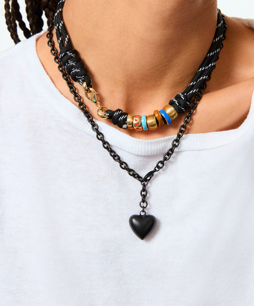 The Super Size Happy Cord Necklace