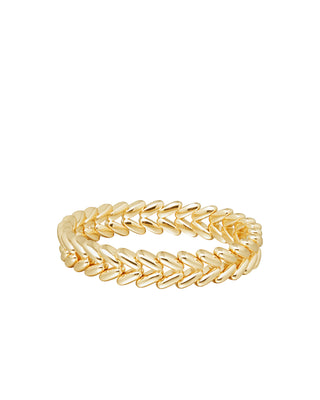 Roxanne Assoulin gold link stretch bracelet