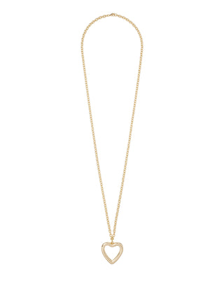 The Puffy Open Heart Necklace