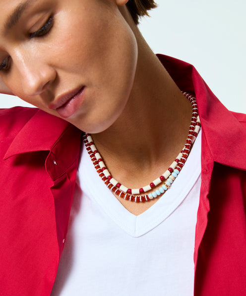 The Paprika Necklace Duo