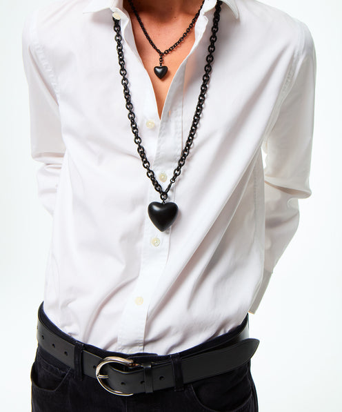 The Mini Puffy Heart Necklace