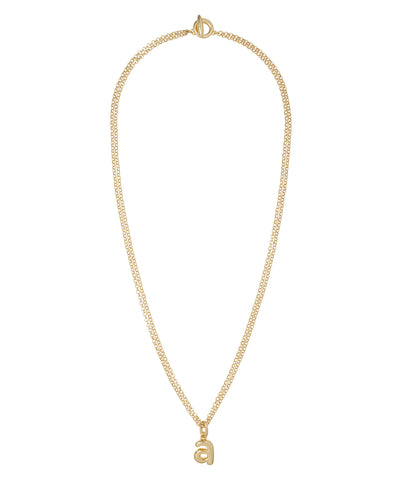 The Puffy Initial Necklace