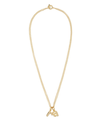 The Puffy Initial Necklace