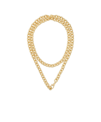 The Big Puffy Heart Charm Necklace - Chain