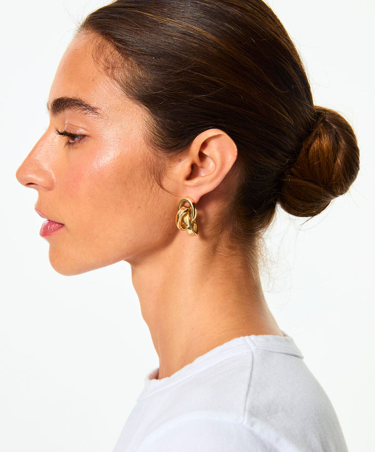 The Triple Link Earrings