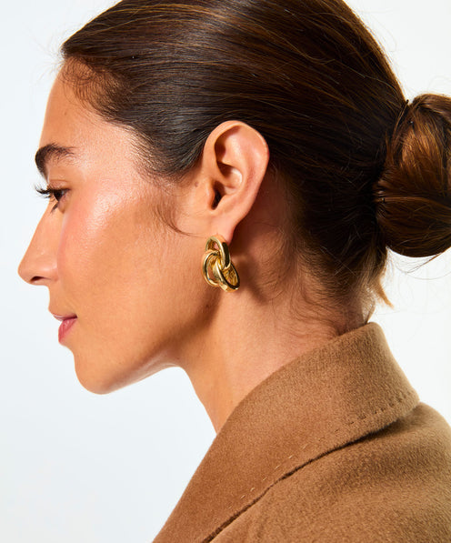 The Triple Link Earrings