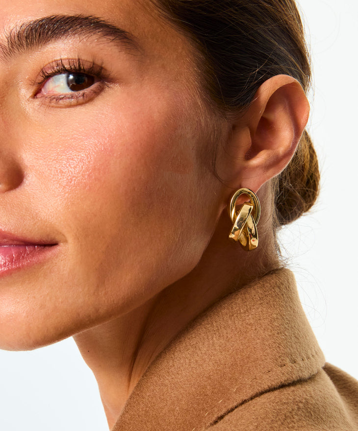 The Triple Link Earrings