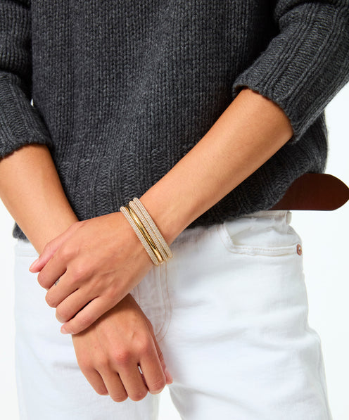 The Pavé Tubular Bracelet
