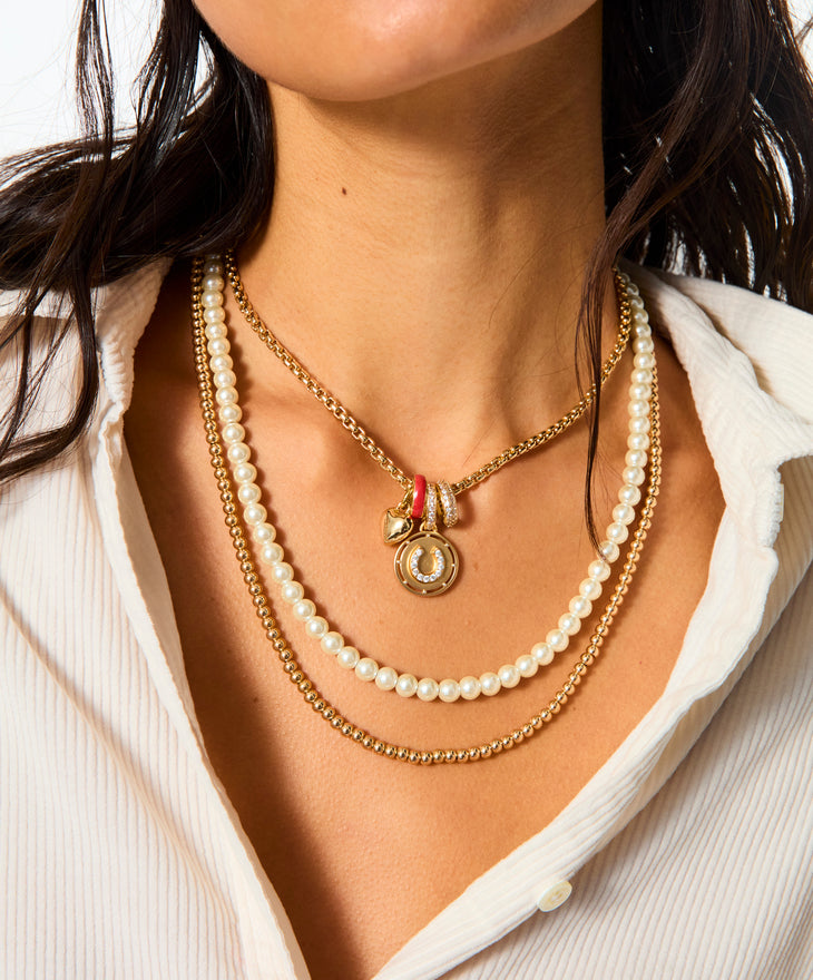 The Box Chain Charm Necklace