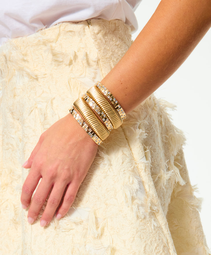 The Rock & Roll Stack in Gold