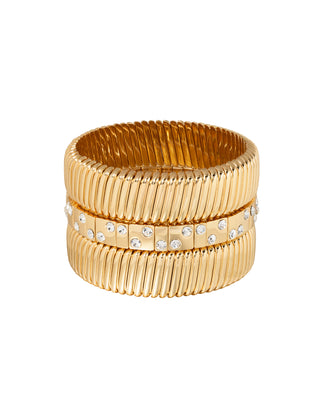 The Rock & Roll Stack in Gold