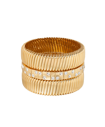 The Rock & Roll Stack in Gold