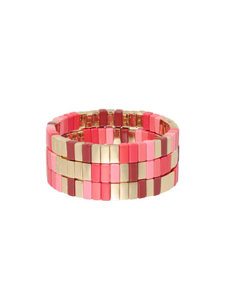 The Breast Cancer Enamel Bracelet