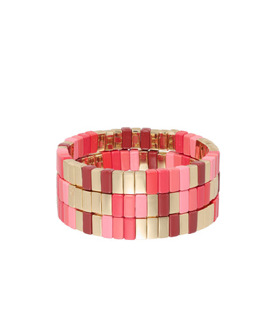 The Breast Cancer Enamel Bracelet
