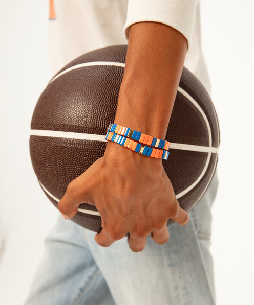 The Hometown Bracelet on model