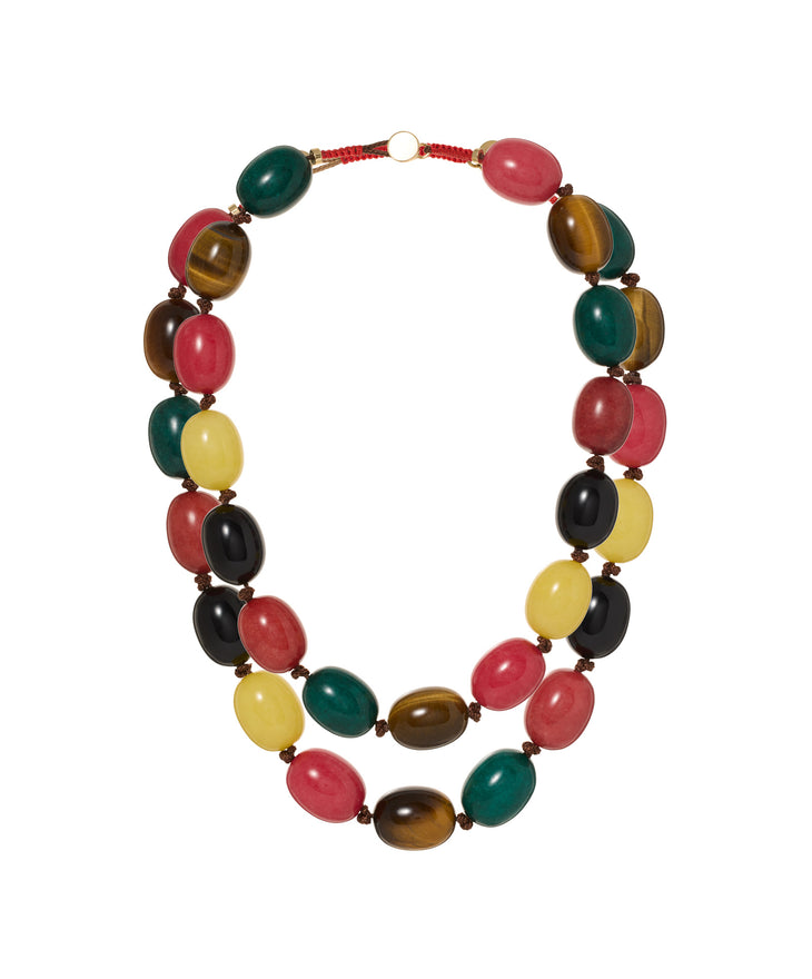 The Multi Pebble Stone Necklace