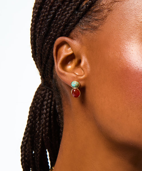 The Semi Precious Stone Earrings
