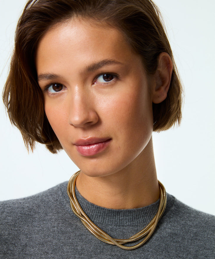 The Short Snake Chain Necklace