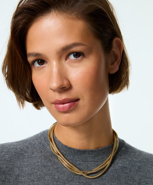 The Short Snake Chain Necklace