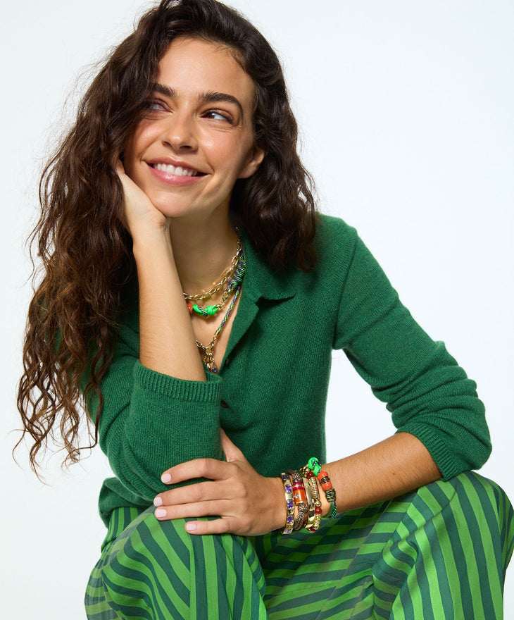 The Super Size Happy Cord Bracelet