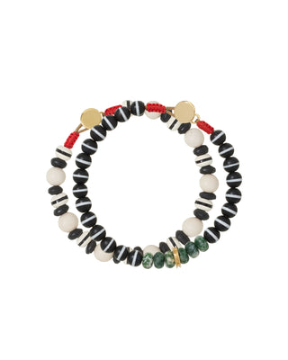 The Salt & Pepper Bracelet Duo
