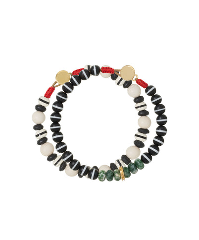 The Salt & Pepper Bracelet Duo