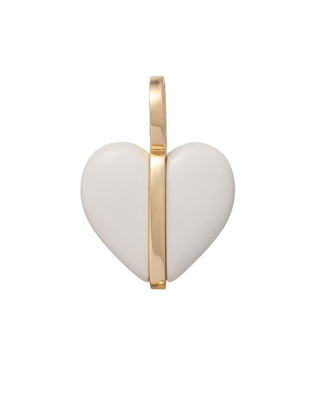 The Mini Stone Heart Charms