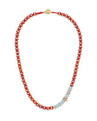 Striped Carnelian Agate Necklace