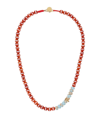 Striped Carnelian Agate Necklace