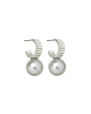 The Swan Hoop Earrings