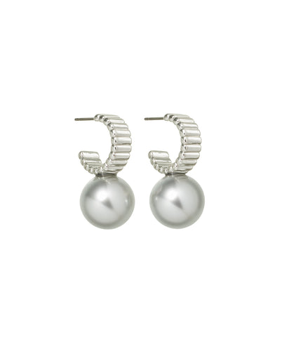 The Swan Hoop Earrings