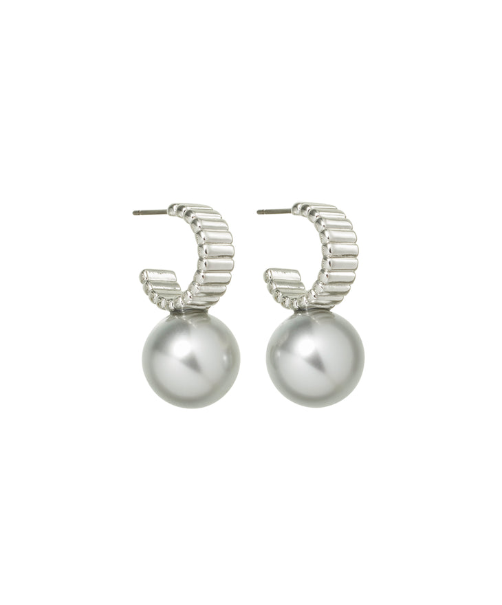 The Swan Hoop Earrings