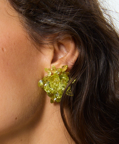 The Cubic Cluster Earrings