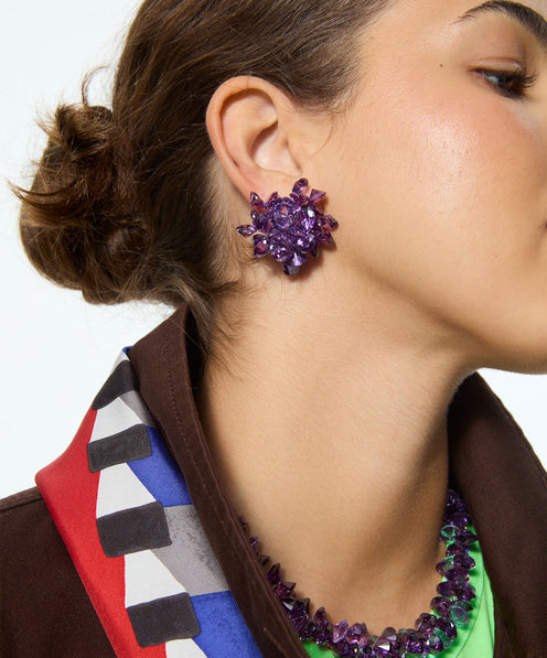 The Cubic Cluster Earrings