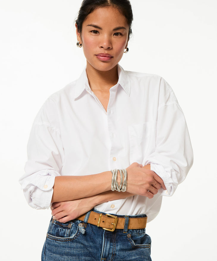 The Double Cobra Bracelet in Silver