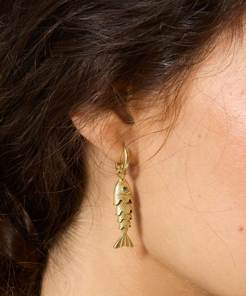 The Fish Drop Earrings