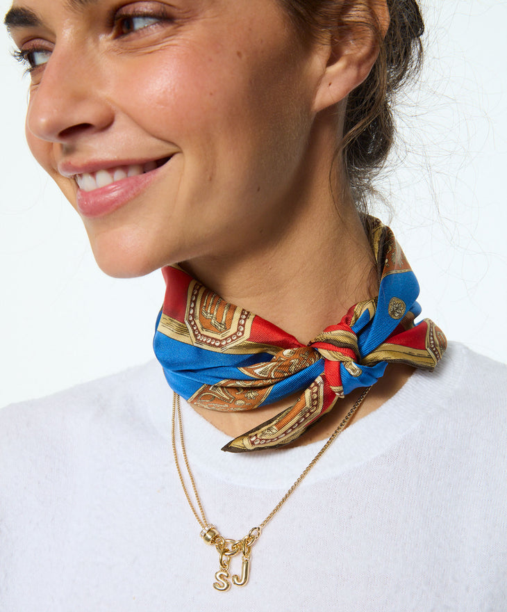 The Itsy Bitsy Puffy Initial Charms