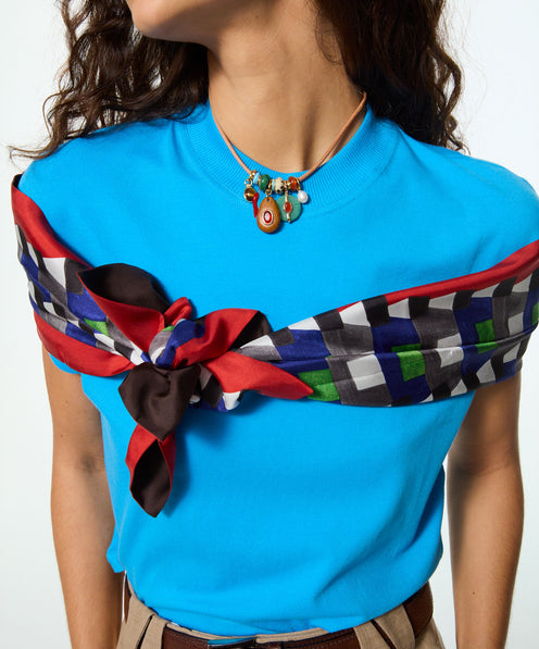 The Leather Stone Slider Necklace