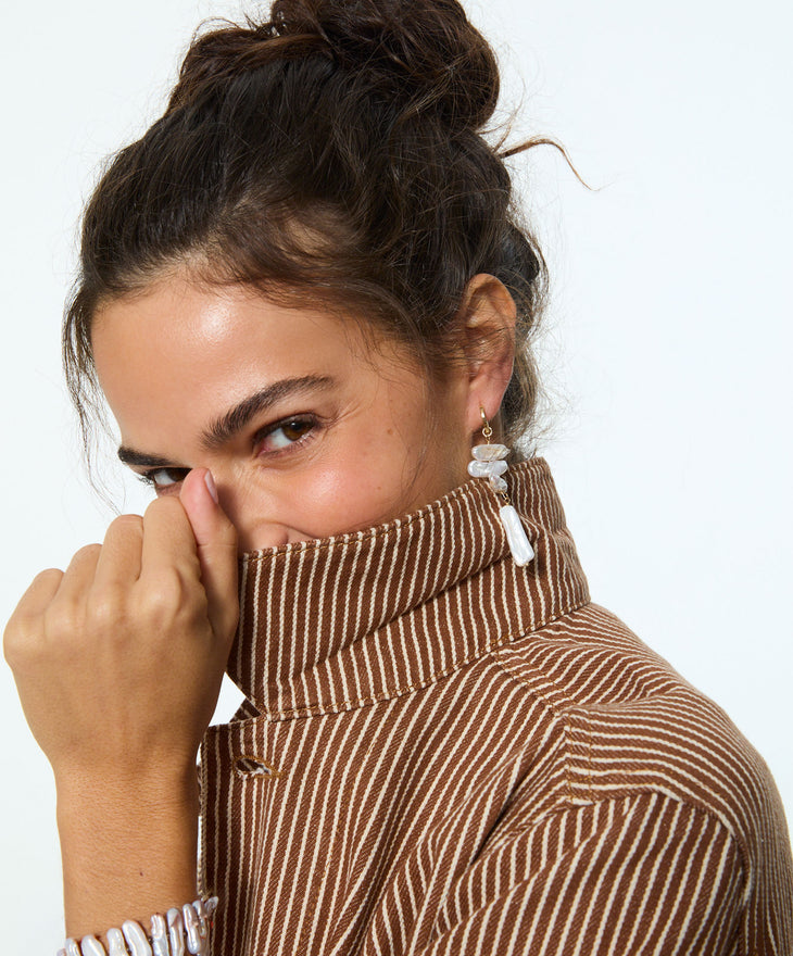 The Pearl Branch Drop Earrings