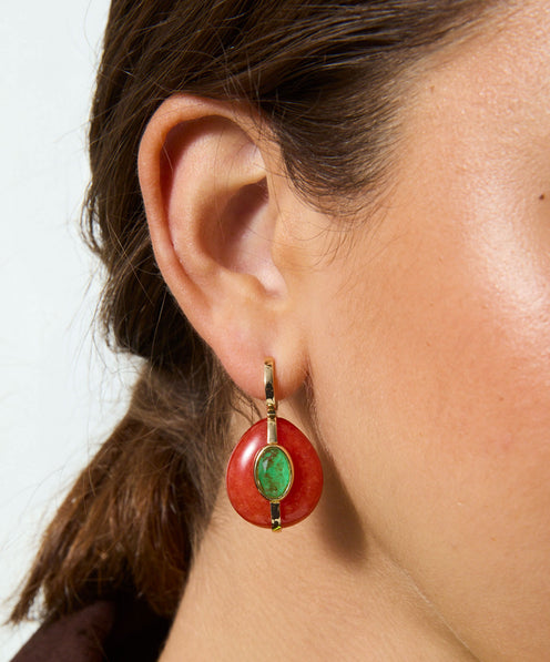 The Stone Pebble Earrings