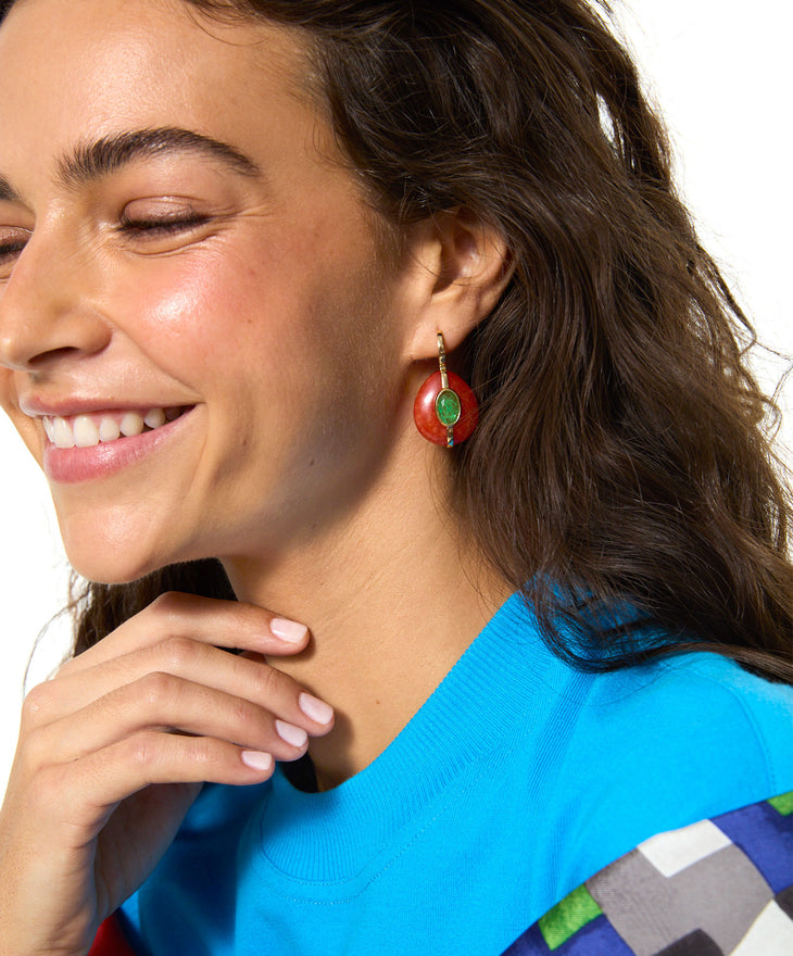 The Stone Pebble Earrings