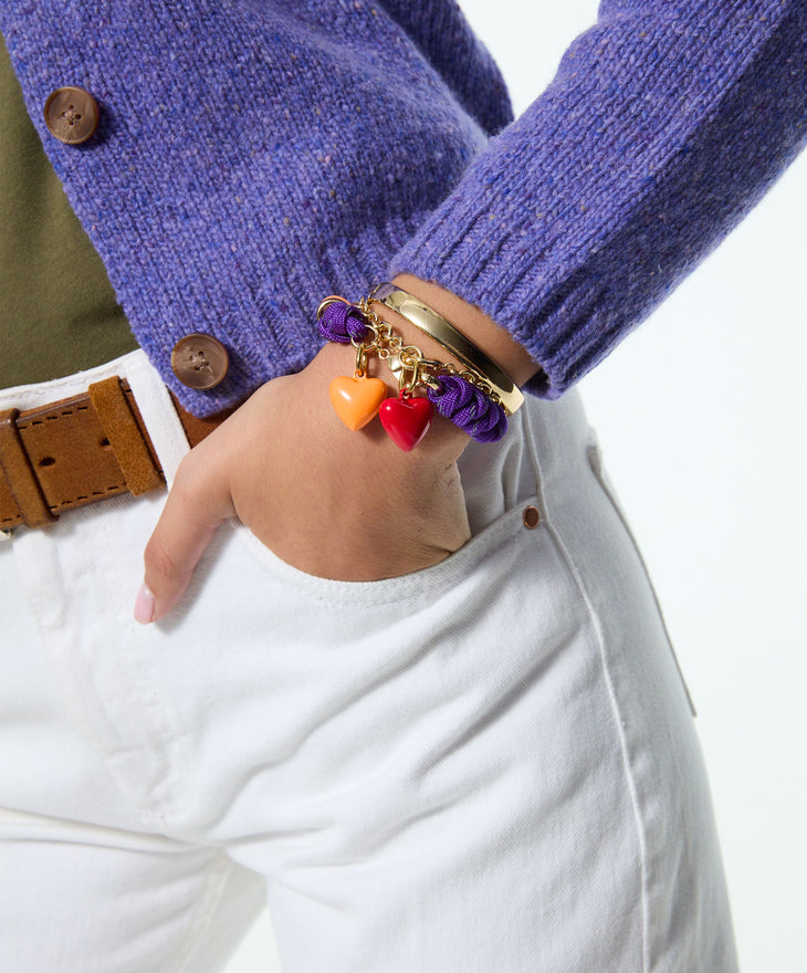 The Super Size Happy Cord Bracelet