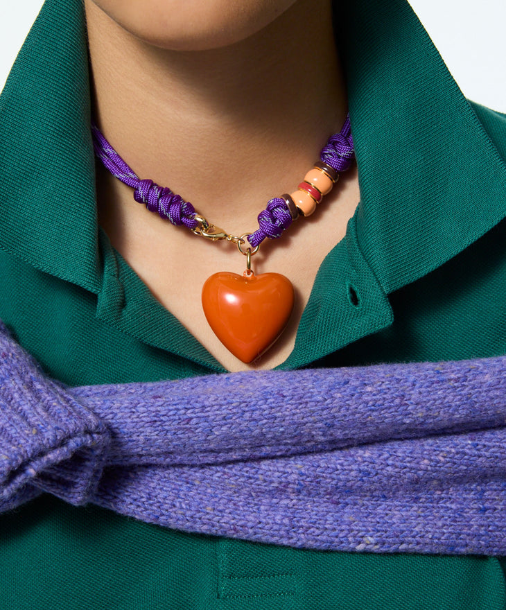 The Super Size Happy Cord Necklace