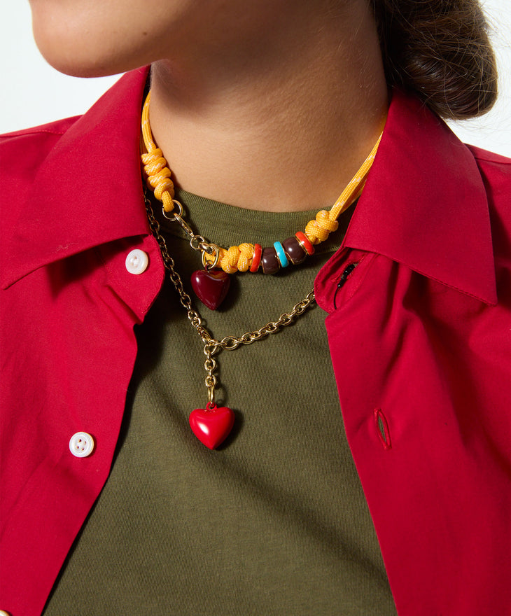 The Super Size Happy Cord Necklace