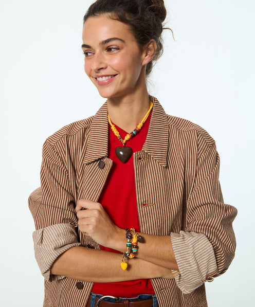 The Super Size Happy Cord Necklace