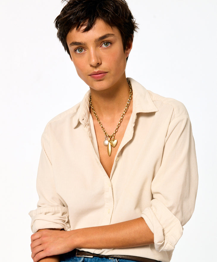The Mixed Metals Token Necklace