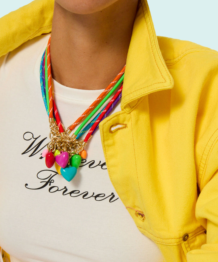 The Happy Cord Charm Necklace