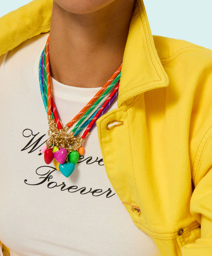 The Happy Cord Charm Necklace