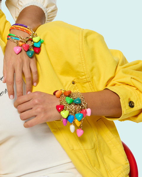 The Mini Puffy Heart Charms – Roxanne Assoulin